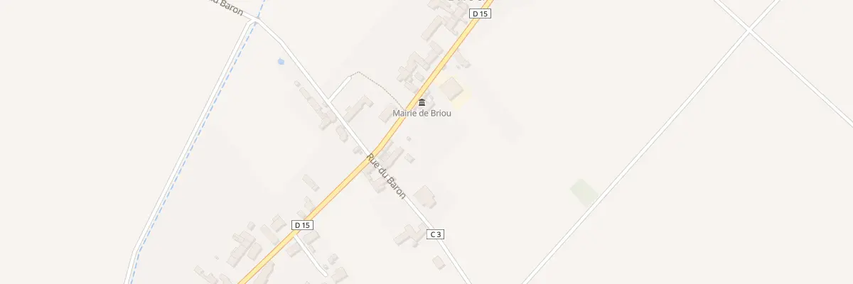 Plan du 1 Rue du Baron à Briou