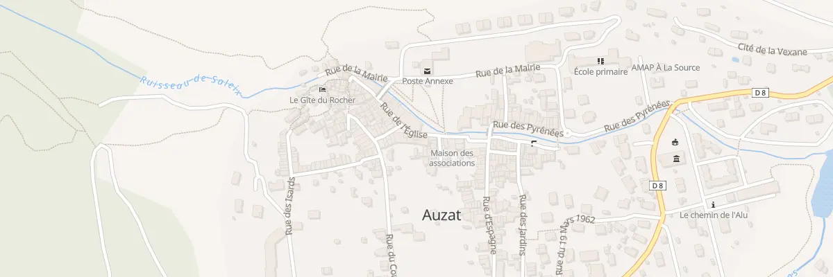 Plan du 19 Rue de l’Eglise à Auzat