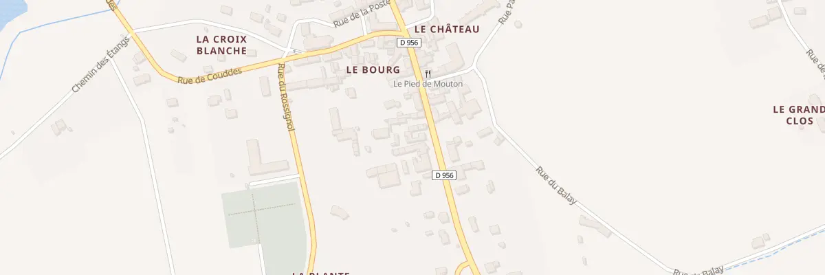 Plan du 102 Rue Nationale à Chémery