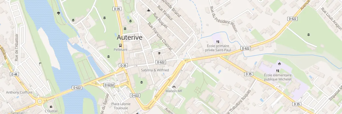 Plan du 21 Rue Anatole France à Auterive