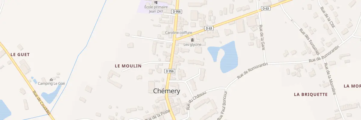 Plan du 47 Rue Nationale à Chémery
