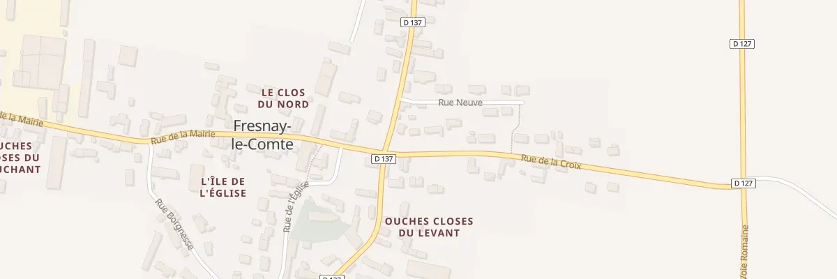 Plan du 2 Rue de la Croix à Fresnay-le-Comte