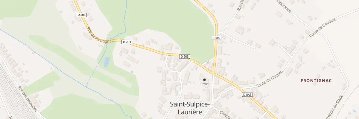 Plan du 60 Rue de Frontignac à Saint-Sulpice-Laurière
