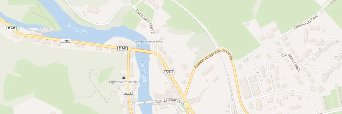 Plan du 6 Av de Limoges à Saint-Léonard-de-Noblat
