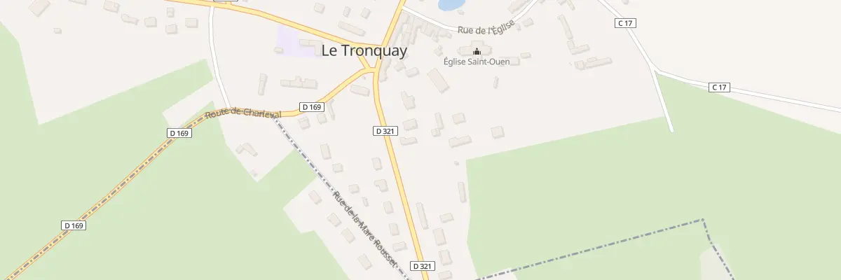 Plan du 5 Rte de Lyons au Tronquay