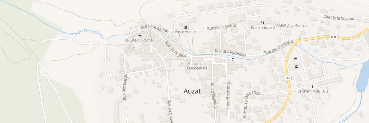 Plan du 13 Rue de l’Eglise à Auzat