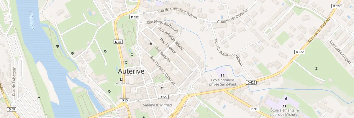 Plan du 17 Rue Pasteur à Auterive