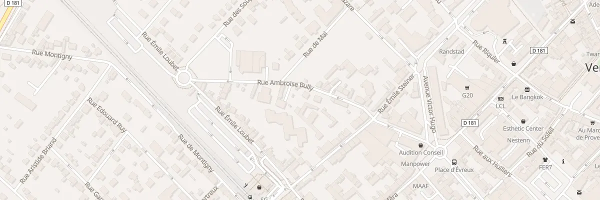 Plan du 15 Rue Ambroise Bully à Jouy-sur-Eure