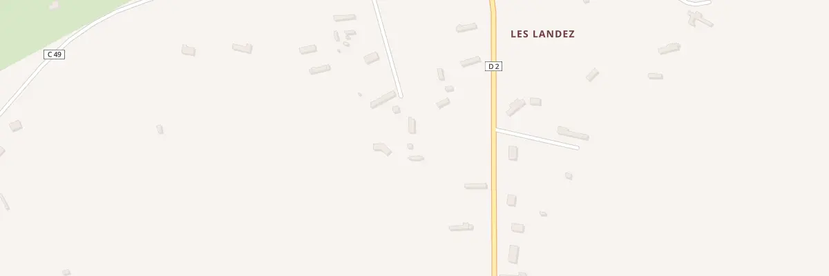 Plan du 77 Les Landez au Tronquay