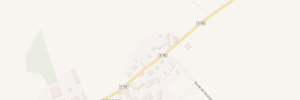 Plan du 25 Rue du Mesnil à Mesnil-Verclives