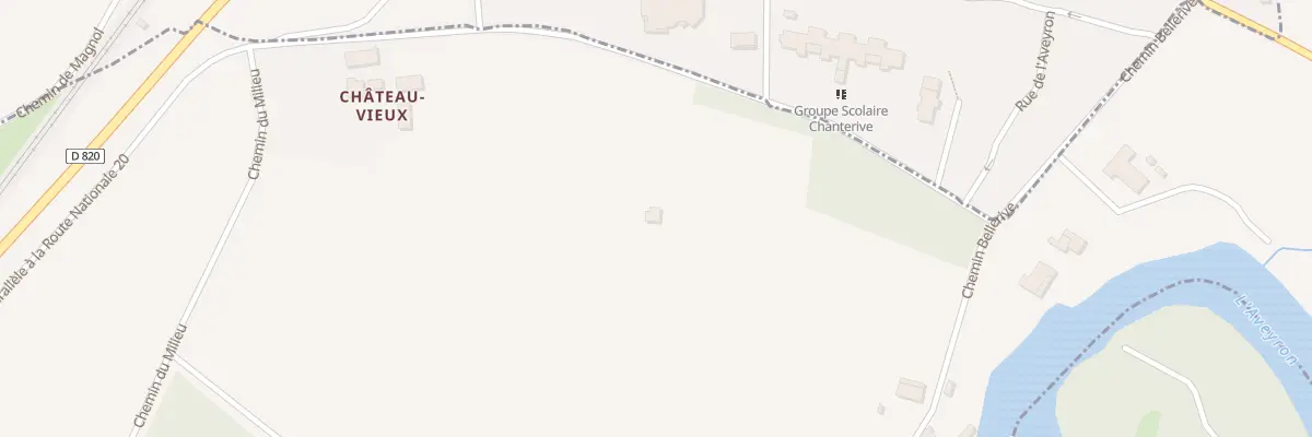 Plan du 298 Che de Château Vieux à Cayrac