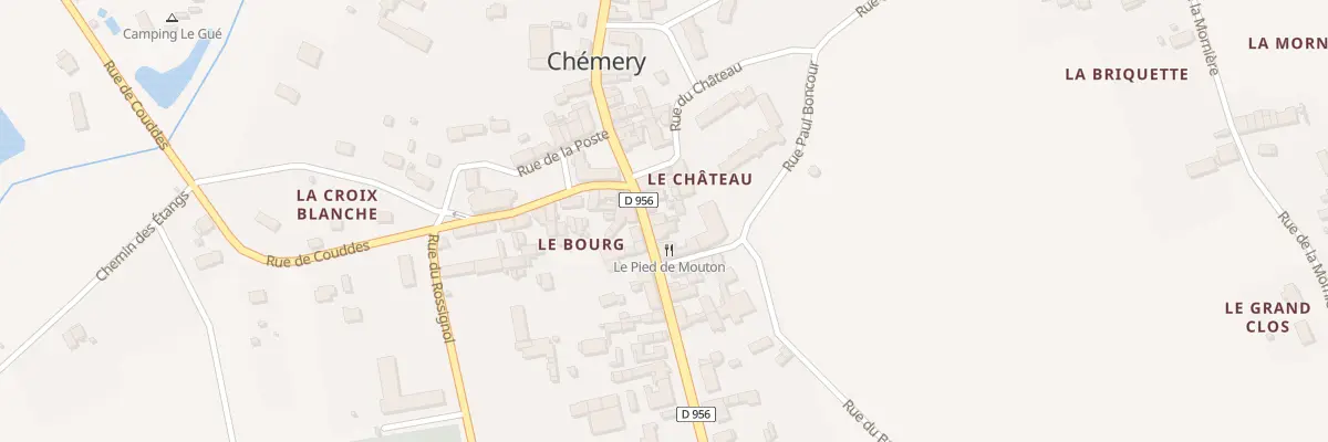 Plan du 79 Rue Nationale à Chémery