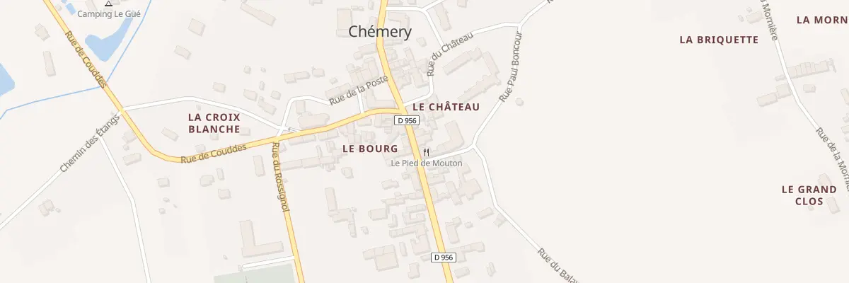 Plan du 81 Rue Nationale à Chémery