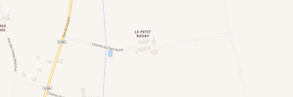 Plan du 220 Che du Petit Rosay à Chémery