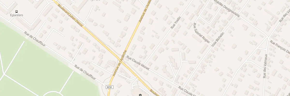 Plan du 52 Rue Yvelin à Vernon