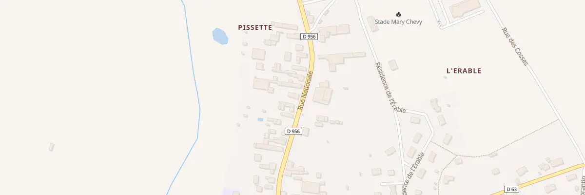 Plan du 18 Rue Nationale à Chémery