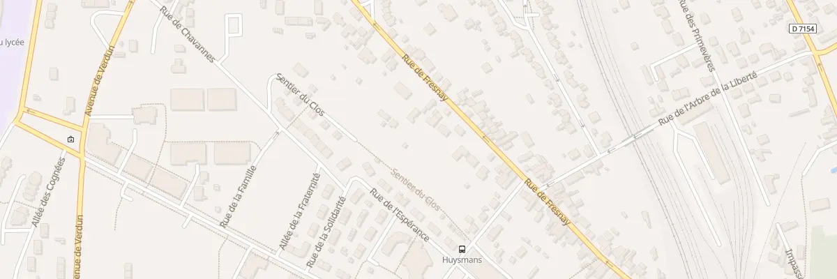 Plan du 65 Rue de Fresnay à Chartres