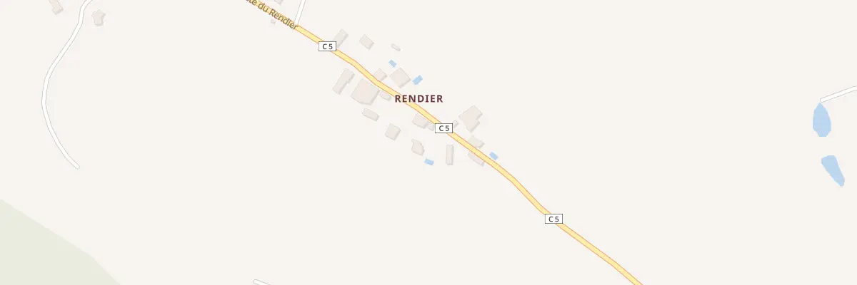 Plan du 501 Rte du Rendier à Fontanes