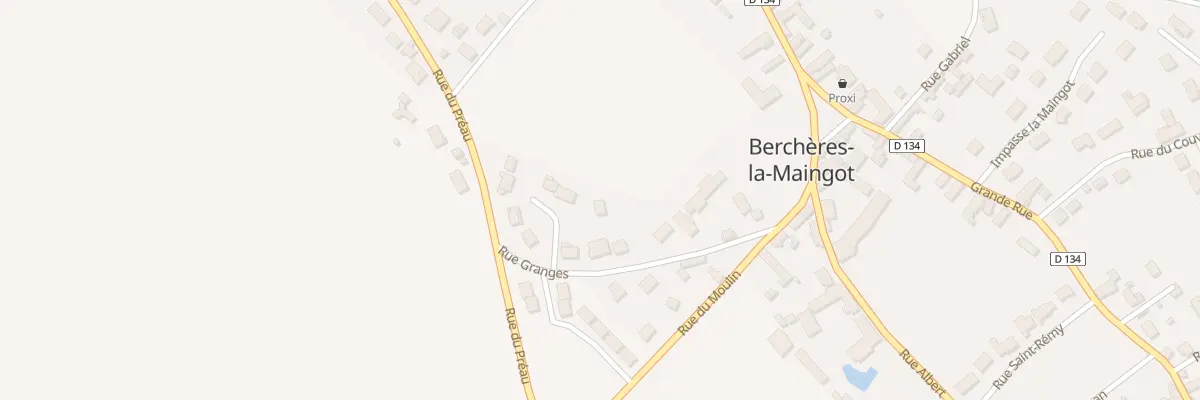 Plan du 5010 Bercheres à Berchères-Saint-Germain