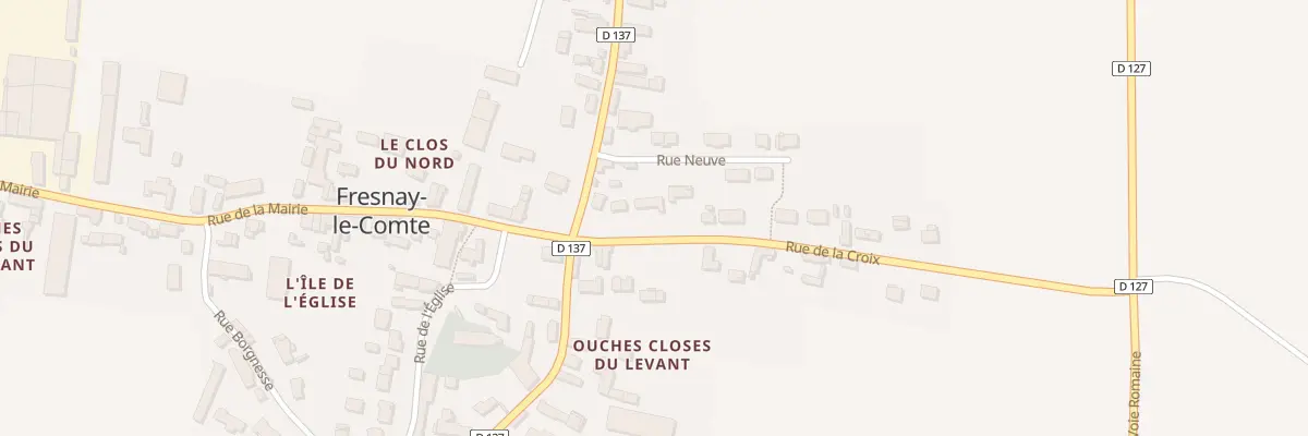 Plan du 4 Rue de la Croix à Fresnay-le-Comte