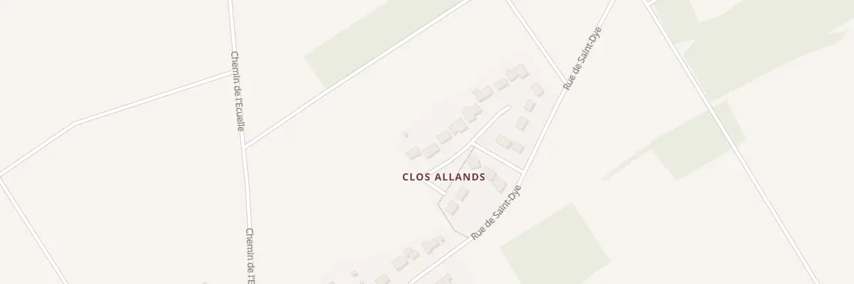 Plan du 10 Rue du Clos Allands à Maslives