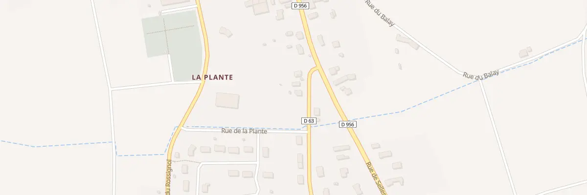 Plan du 6 Rue de St Aignan à Chémery