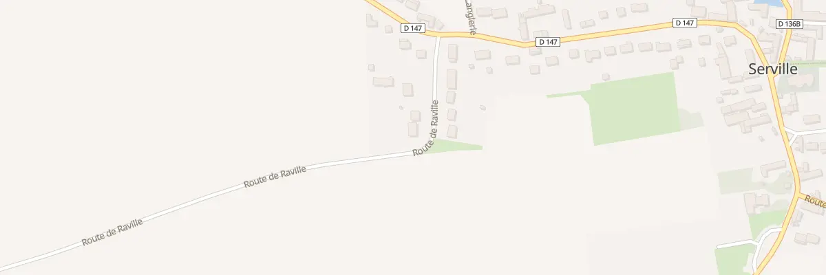 Plan du 3 Rte de Raville à Serville