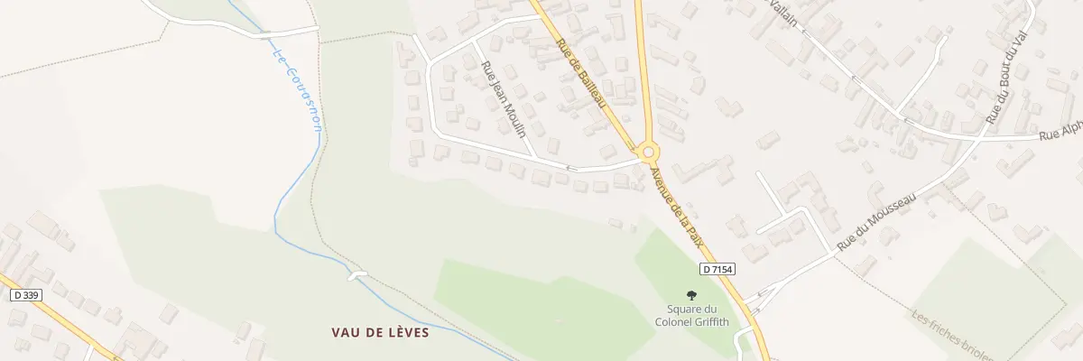 Plan du 9 Rue Jean Moulin à Lèves