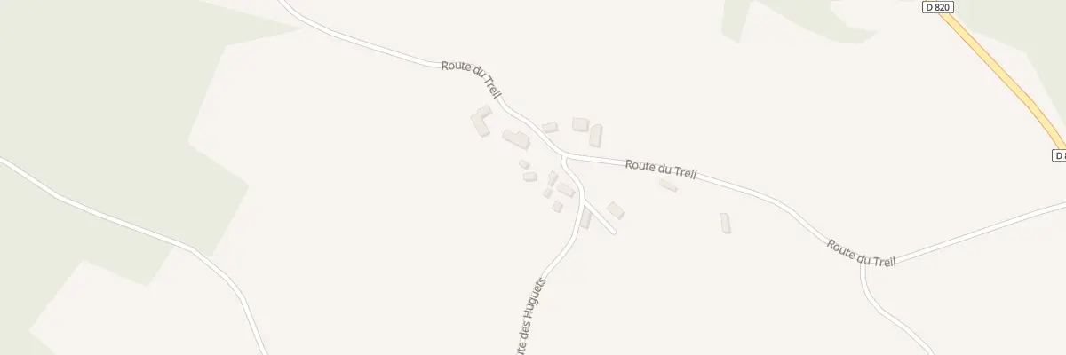 Plan du 1201 Rte des Huguets à Frayssinet