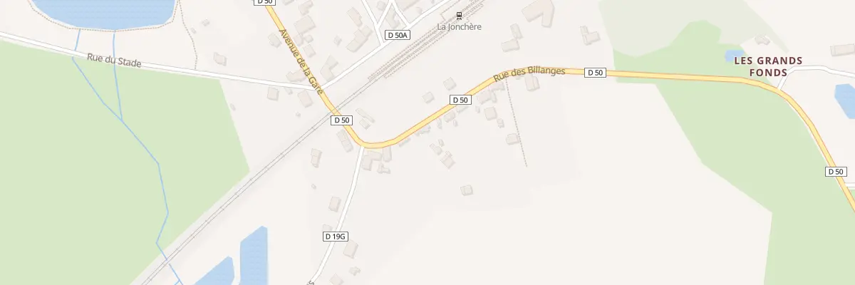 Plan du 5273 Rue des Billanges à La Jonchère-Saint-Maurice