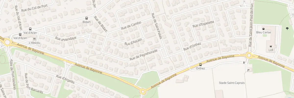 Plan du 19 Rue de Peyrehorade à L’Union