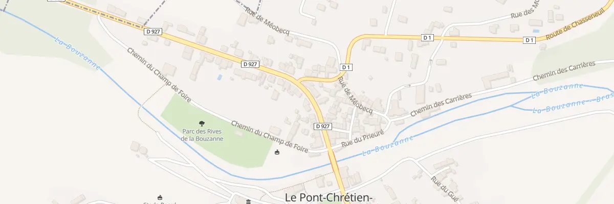 Plan du 34 Rue Nationale au Pont-Chrétien-Chabenet