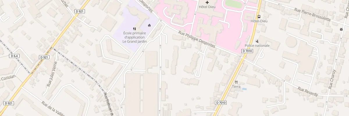 Plan du 27 Rue Philippe Desportes à Chartres