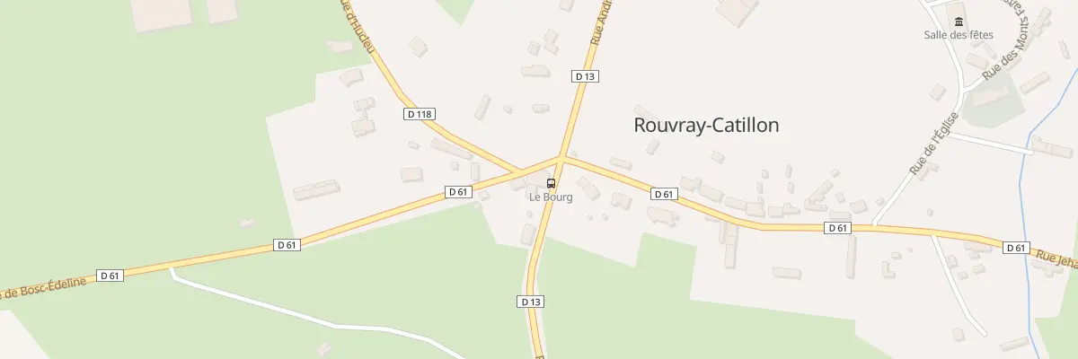 Plan du 2 Car de la Croix Rouge à Rouvray-Catillon