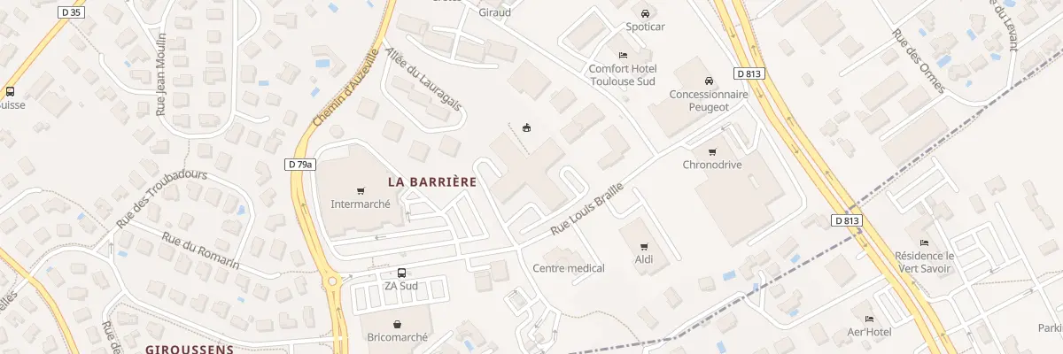 Plan du 9 Rue Louis Braille à Ramonville-Saint-Agne