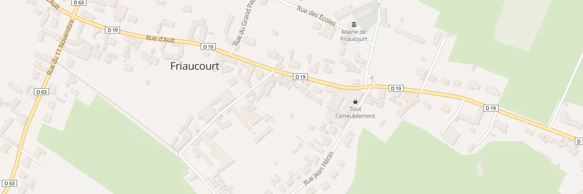 Plan du 63 Grande Rue à Friaucourt
