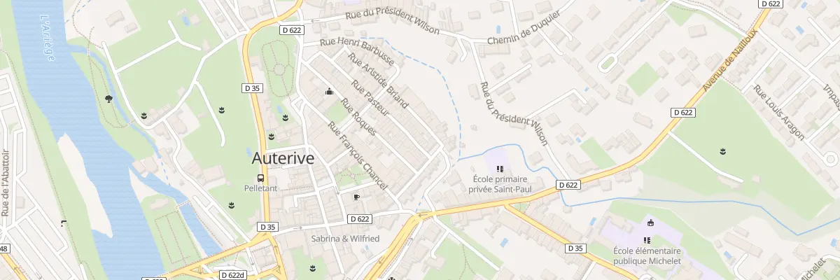 Plan du 8 Rue Pasteur à Auterive