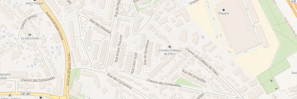 Plan du 18 Rue de Gembloux à Toulouse