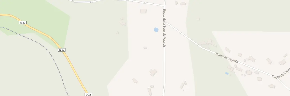 Plan du 465 Rte de la Tour de Vayrols à Flaujac-Poujols