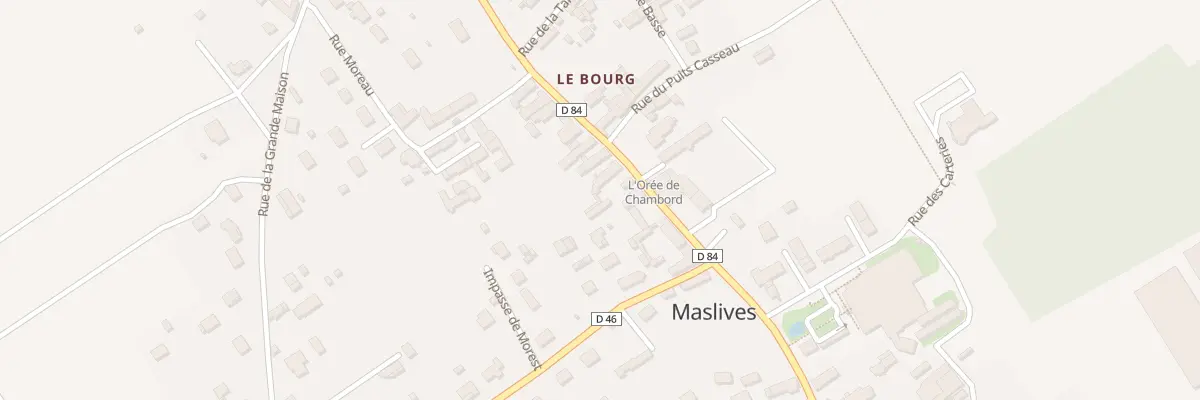 Plan du 25 Rue de Chambord à Maslives