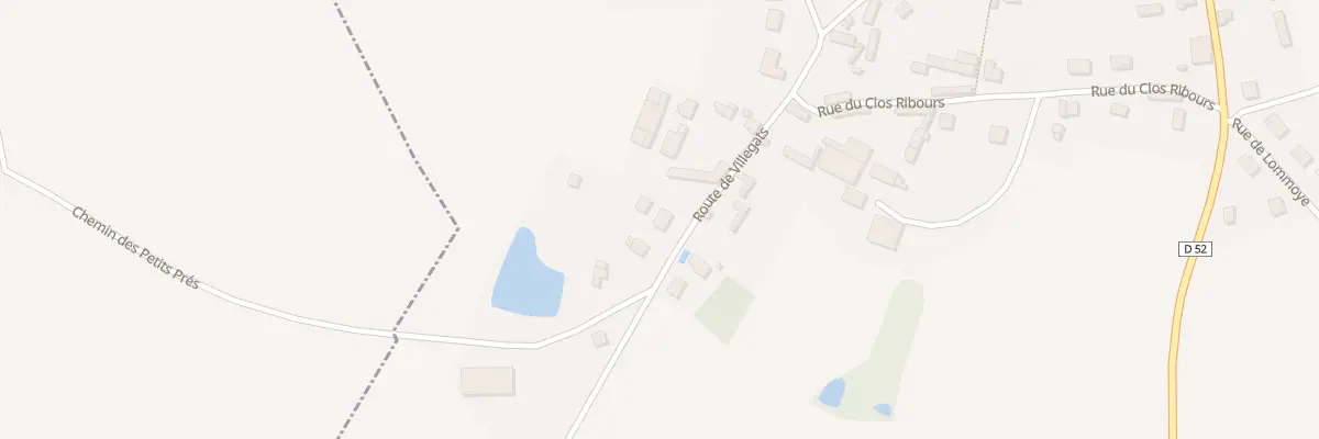 Plan du 28 Rte de Villegats à Chaufour-lès-Bonnières