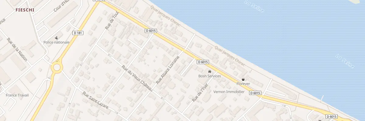 Plan du 1 Rue Alsace Lorraine à Vernon