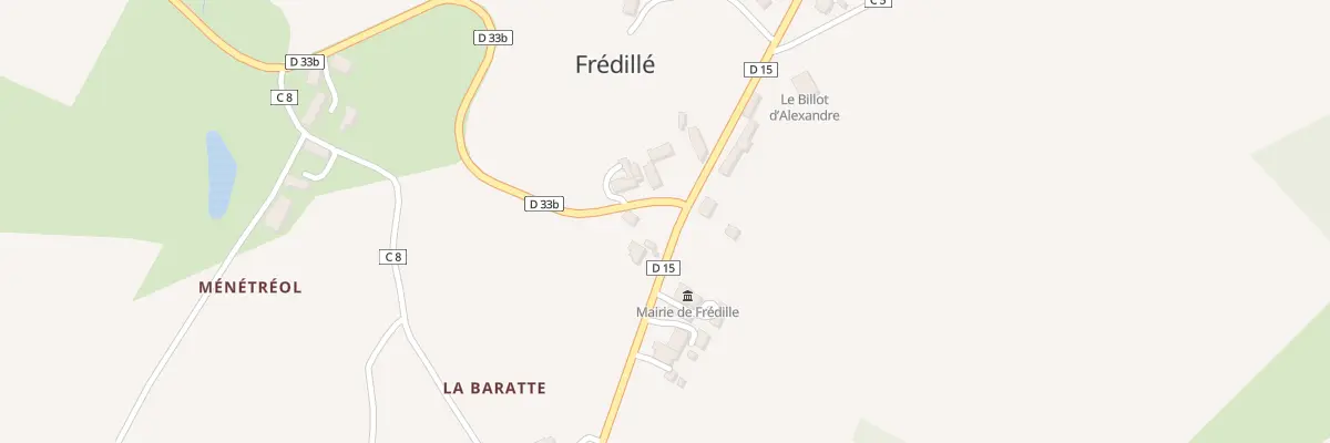 Plan du 2 Rte de Pellevoisin à Frédille