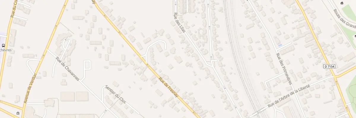 Plan du 64B Rue de Fresnay à Chartres
