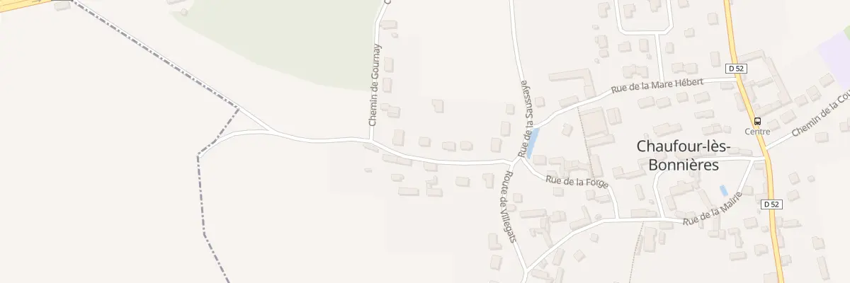 Plan du 6 Che de Gournay à Chaufour-lès-Bonnières