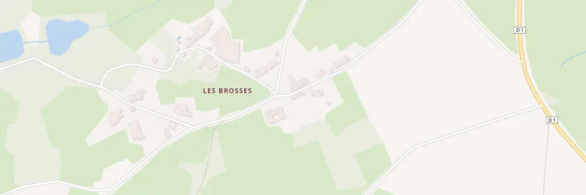 Plan du 3 Les Brosses à Azerables