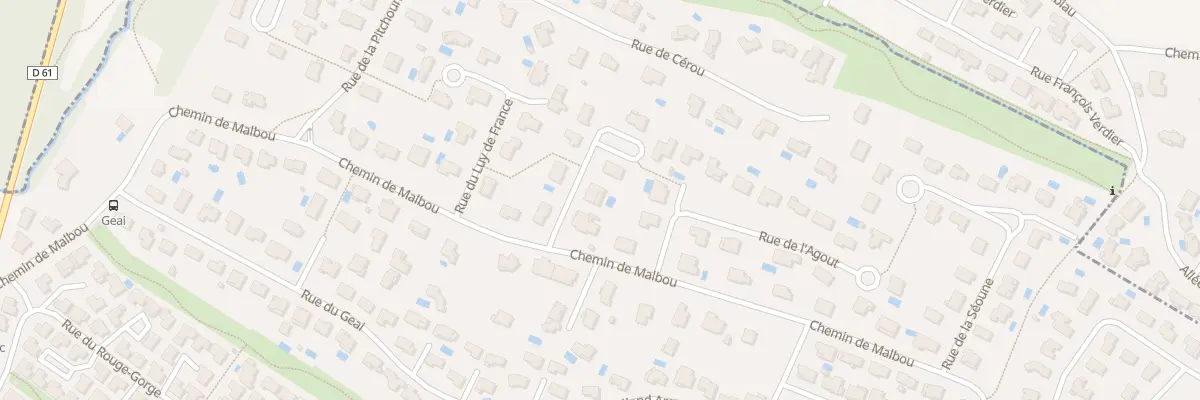 Plan du 4 Rue du Girou à L’Union