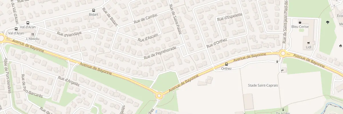 Plan du 30 Rue de Peyrehorade à L’Union