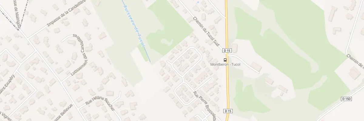 Plan du 18 Rue Pierre Brossolette à Montberon