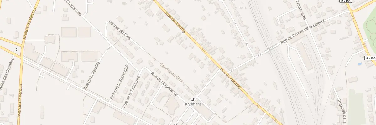 Plan du 57 Rue de Fresnay à Chartres